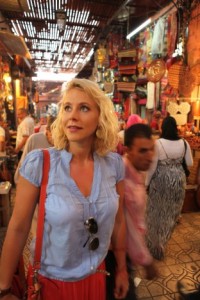 Nina Heinemann im Souk