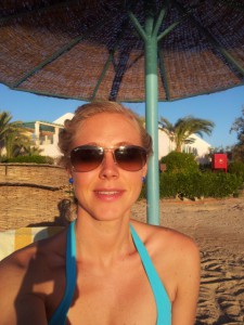 Nina Heinemann im Urlaub