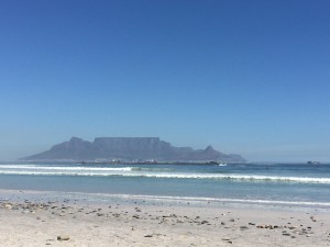 Table Mountain vom Bloubergstrand